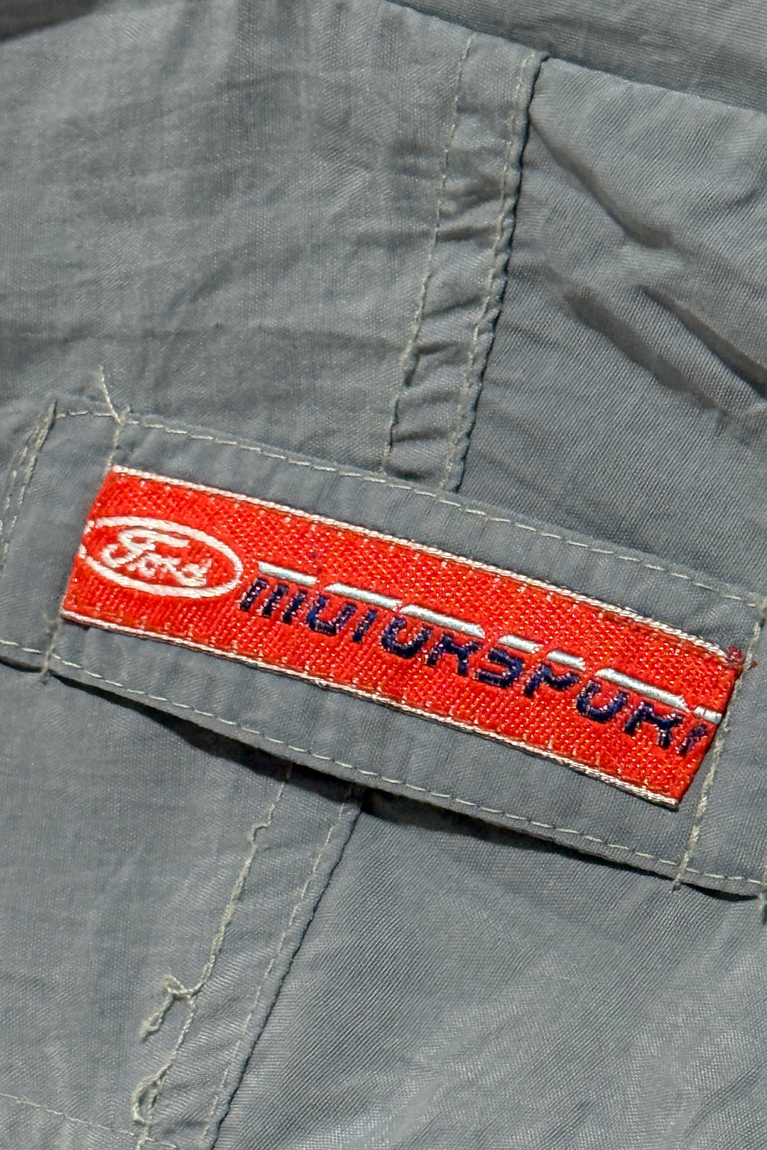 1980’S FORD MOTORSPORTS CROPPED ZIP RACING JACKET LARGE