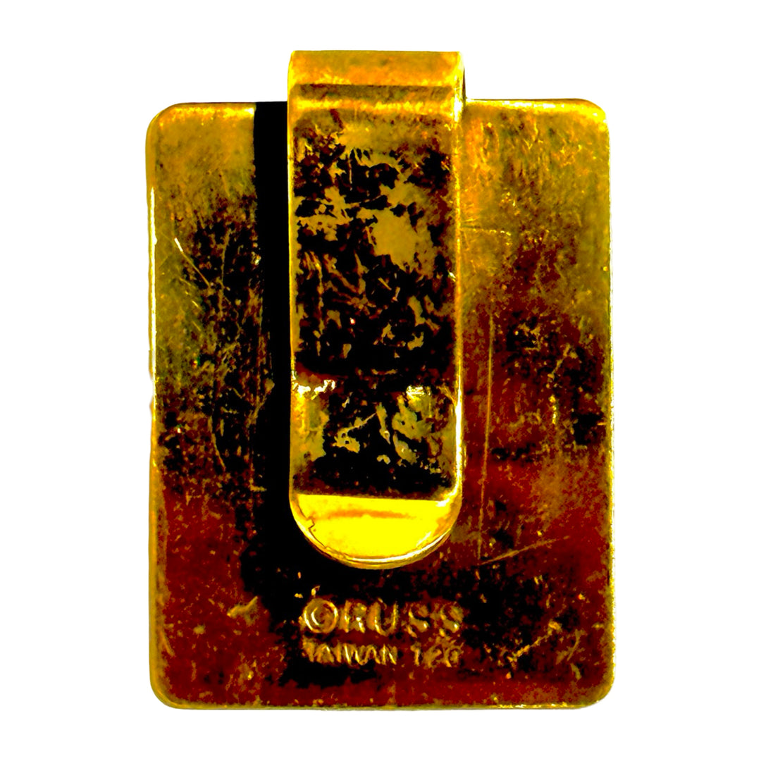 1980’S RUSS “THE BOSS” GOLDTONE MONEY CLIP
