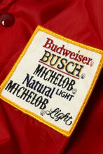 Load image into Gallery viewer, 1970’S DAYTONA BUDWEISER MADE IN USA CROPPED ZIP RACING JACKET LARGE
