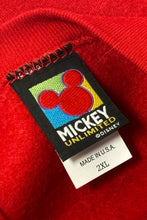 Load image into Gallery viewer, 1990’S MICKEY MOUSE MADE IN USA FLEECE CREWNECK SWEATER XX-LARGE
