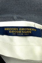 Load image into Gallery viewer, 1960’S BROOKS BROTHERS MADE IN USA WOOL HIGH WAISTED FLAT FRONT TROUSERS 32 X 28
