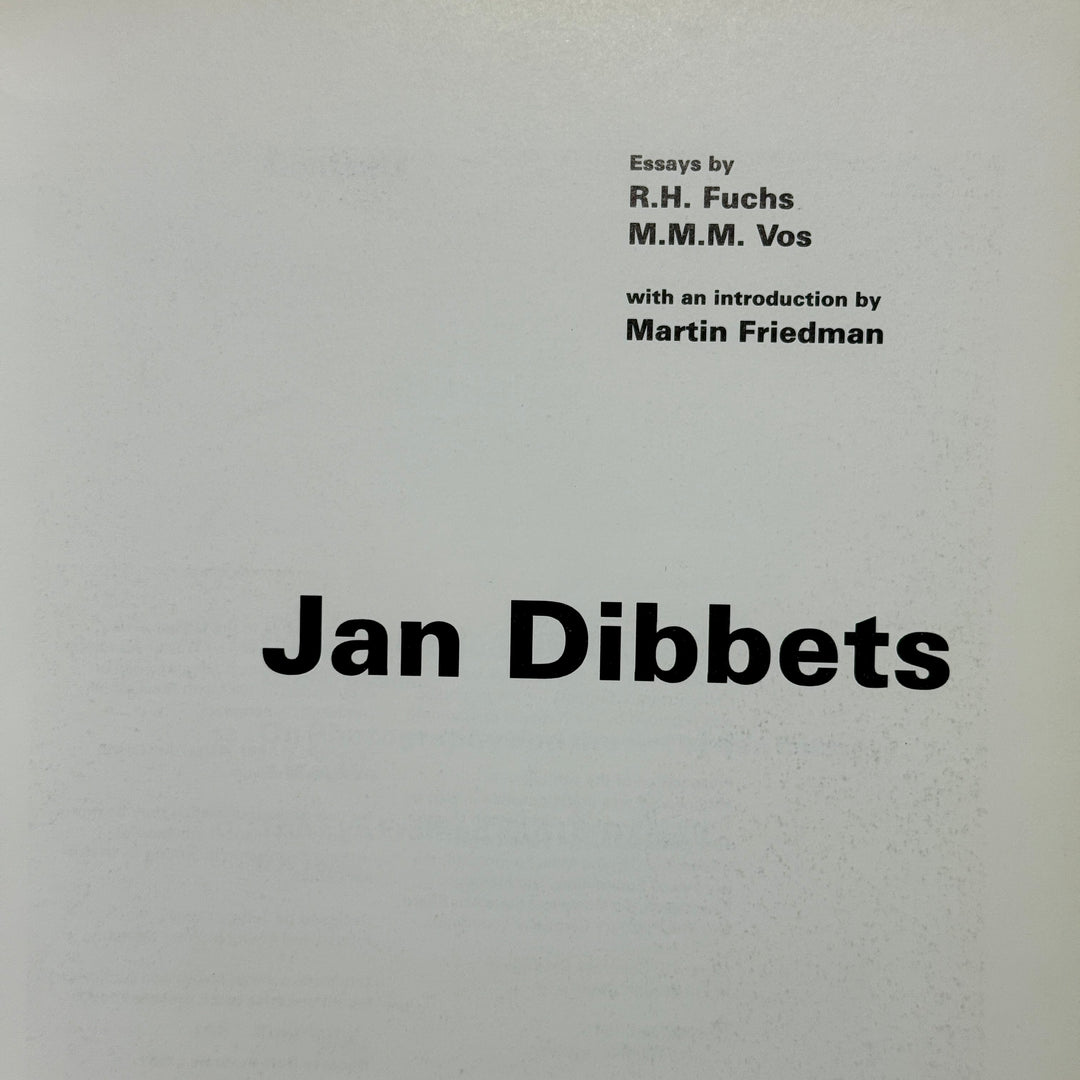 JAN DIBBETS ART BOOK