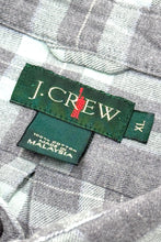 Load image into Gallery viewer, 1990’S J CREW OARMAN PLAID FLANNEL L/S B.D. SHIRT X-LARGE
