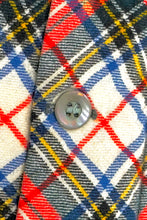 Cargar imagen en el visor de la galería, 1960’S TOOK MADE IN USA VIYELLA PLAID WOOL FLANNEL LOOP COLLAR L/S B.D. SHIRT MEDIUM
