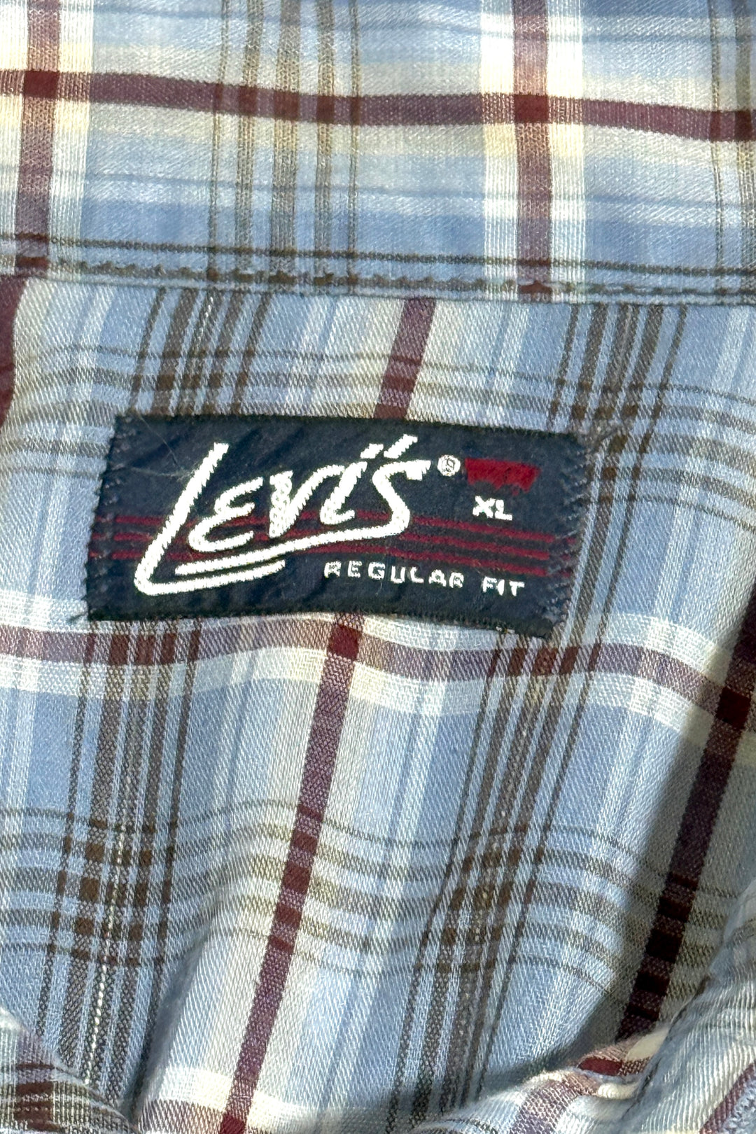 1980’S LEVI’S WESTERNWEAR MADE IN USA PLAID WESTERN PEARL SNAP L/S B.D. SHIRT X-LARGE