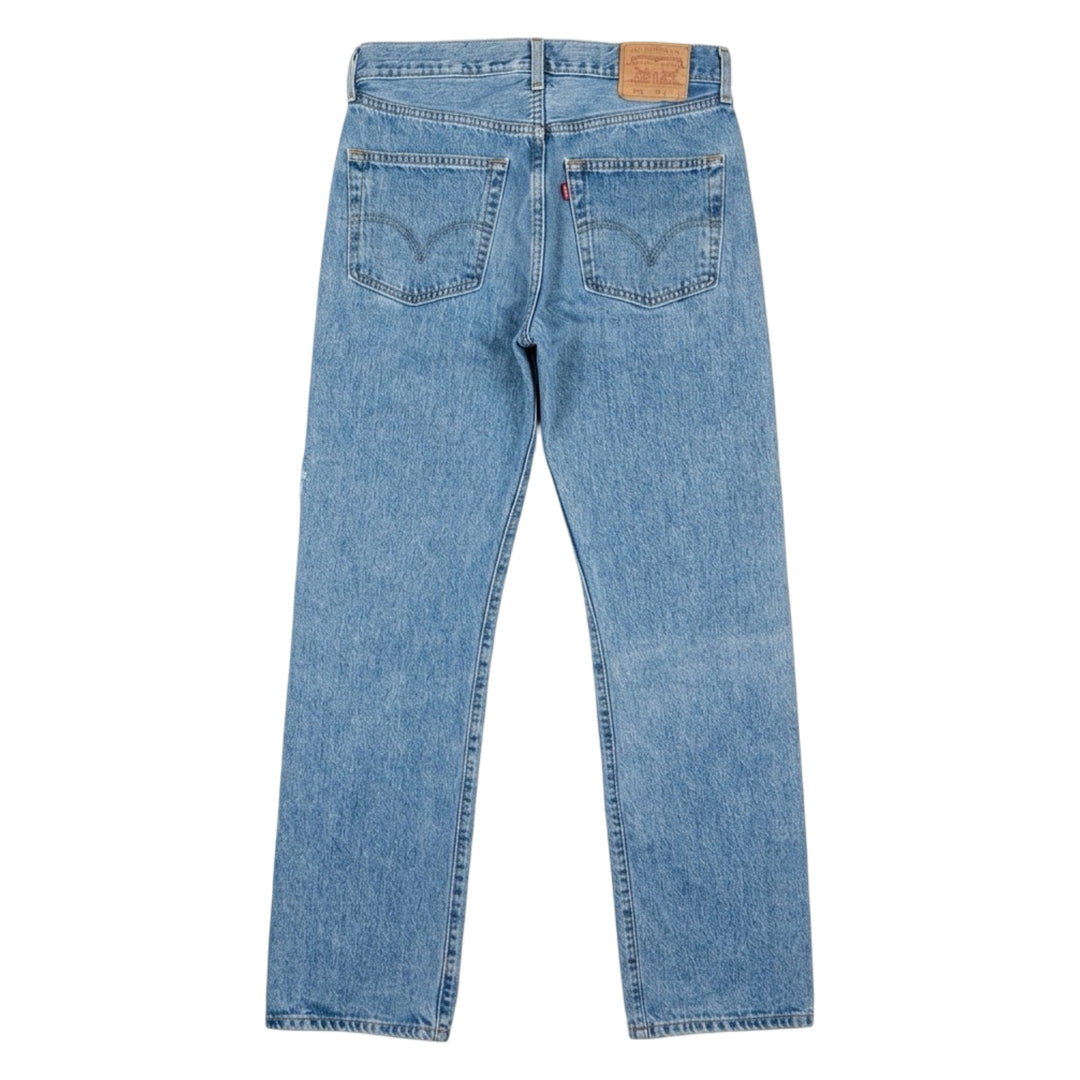 1990’S LEVI’S 501 PERFECT LIGHT WASH DENIM JEANS 32 X 34