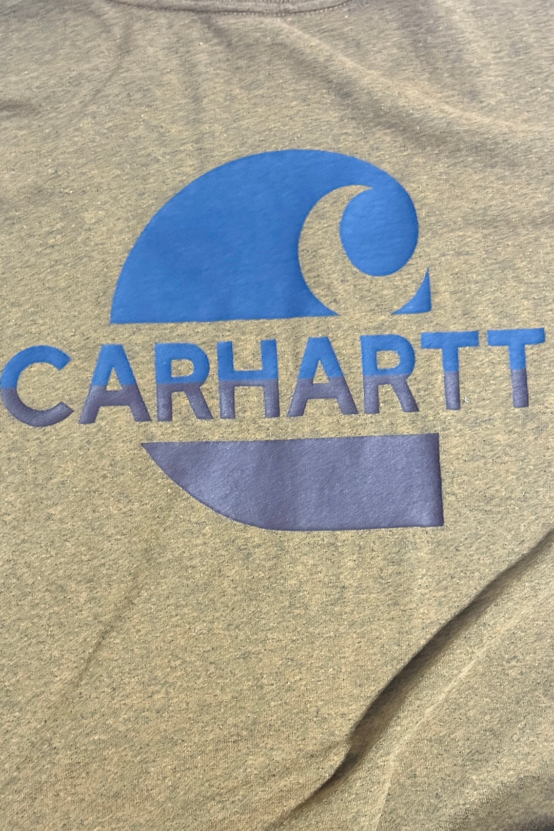 2000’S CARHARTT MARLED BROWN POCKET S/S T-SHIRT LARGE