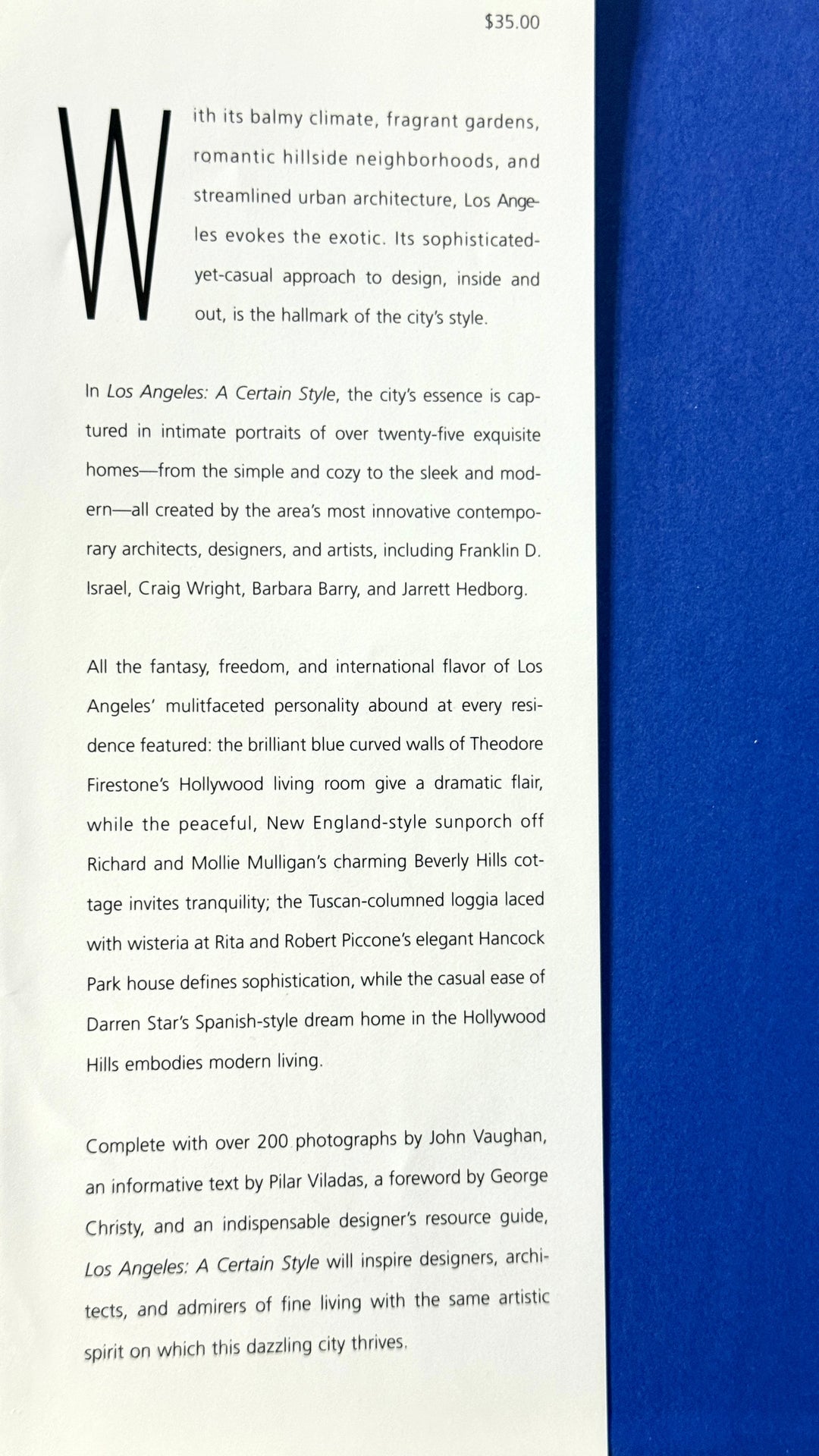 LOS ANGELES: A CERTAIN STYLE BOOK