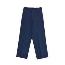 Cargar imagen en el visor de la galería, 1970’S US ARMY MADE IN USA TROPICAL BLUE HIGH WAISTED WOOL TROUSER PANTS 26 X 26
