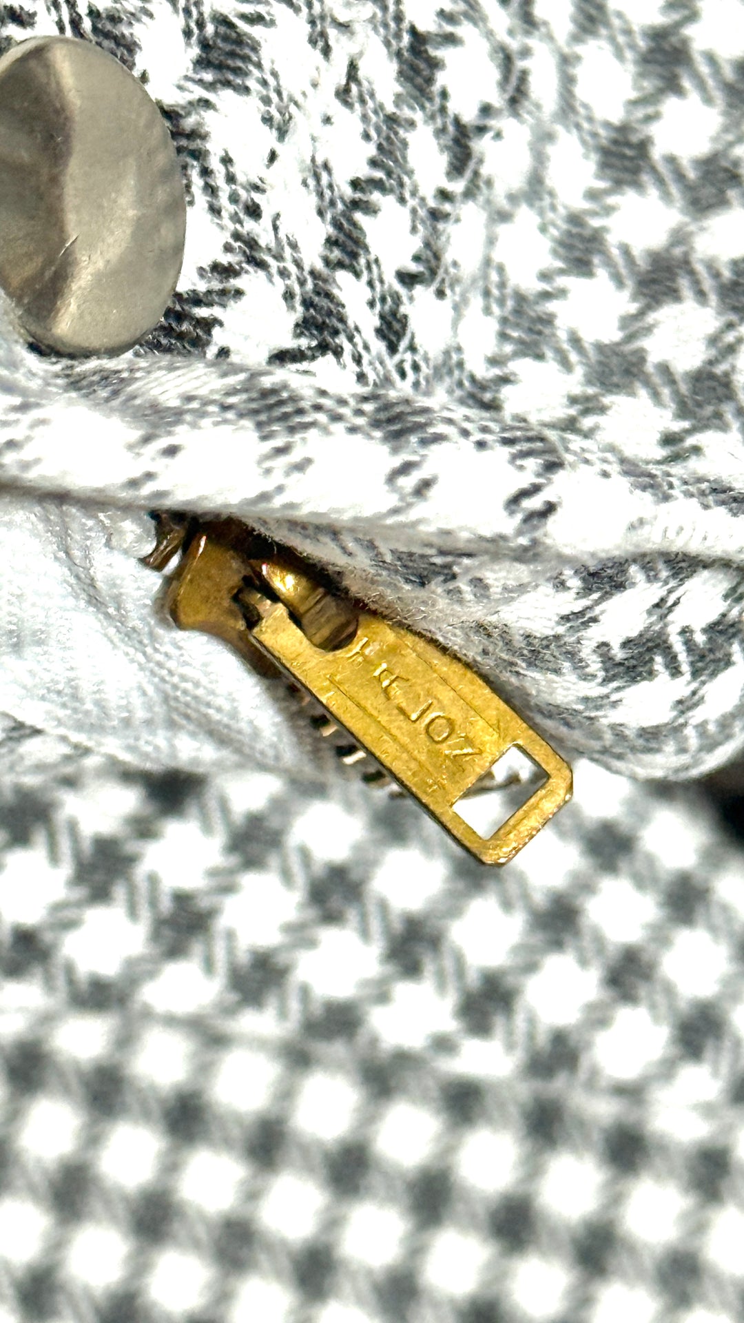 1960’S PST LODGE UNION MADE IN USA HOUNDSTOOTH WORKWEAR PANTS 30 X 30