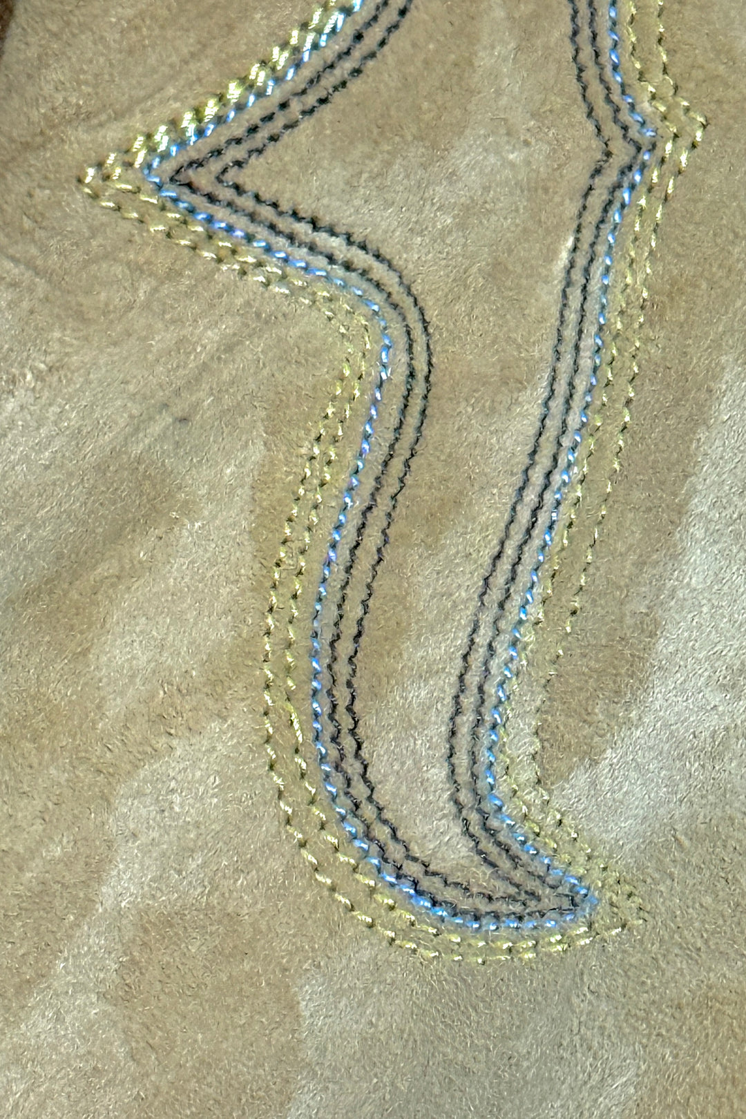 1970’S BRAD WHITNEY MADE IN USA WESTERN EMBROIDERED SUEDE LEATHER YOKE VELOUR BLAZER SUIT JACKET 44R