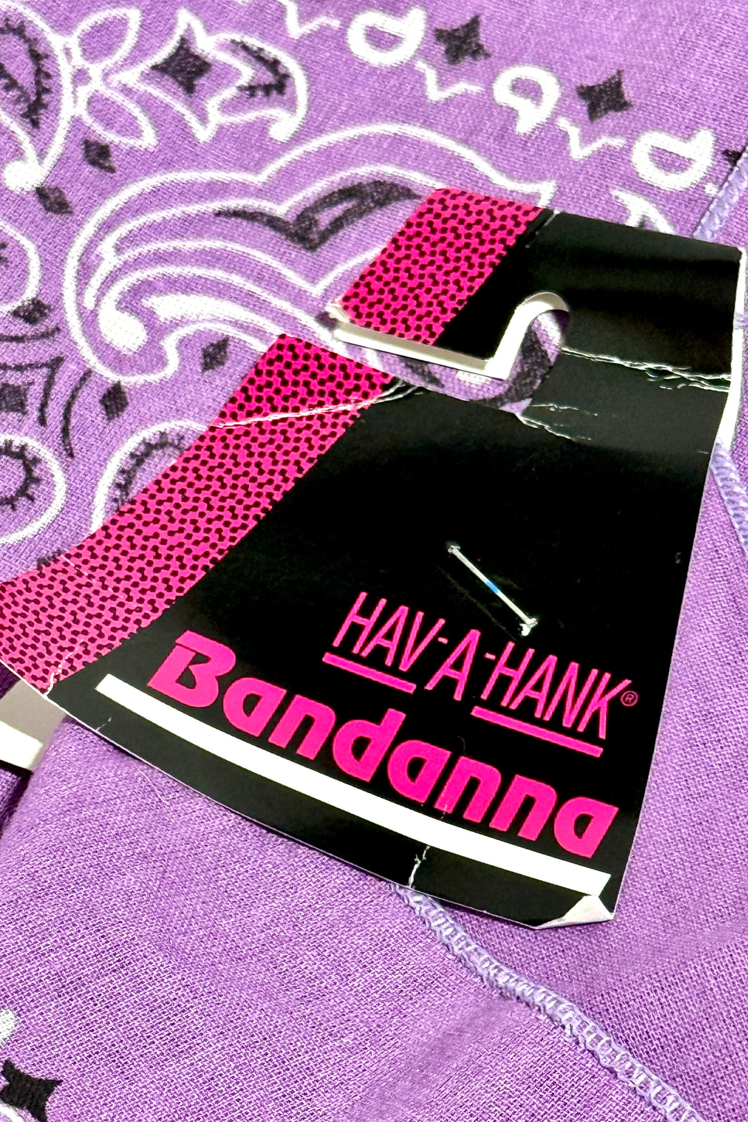 1990’S DEADSTOCK HAVAHANK MADE IN USA PAISLEY PRINT BANDANA