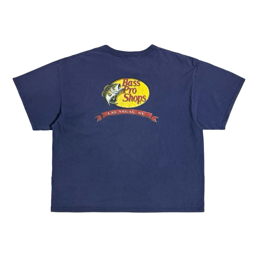 1990’S BASS PRO SHOPS LAS VEGAS SOUVENIR FADED & THRASHED S/S T-SHIRT XXL