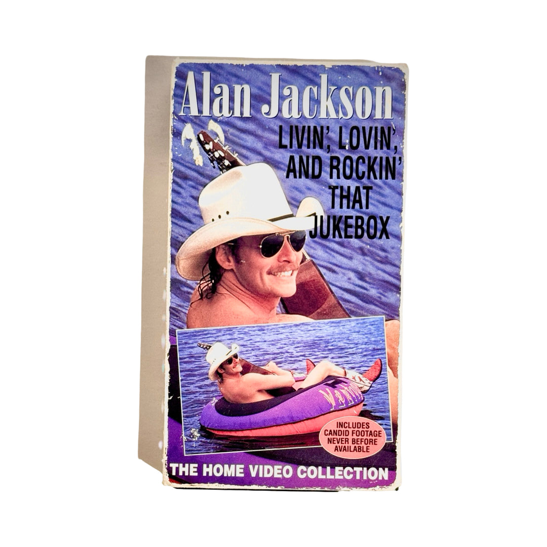 ALAN JACKSON LIVIN’, LOVIN’ AND ROCKIN’ THAT JUKEBOX VHS VIDEO TAPE