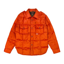 Load image into Gallery viewer, 1970’S SENDAK CALIFORNIA MADE IN USA QUILTED DOWN SHIRT JACKET MEDIUM
