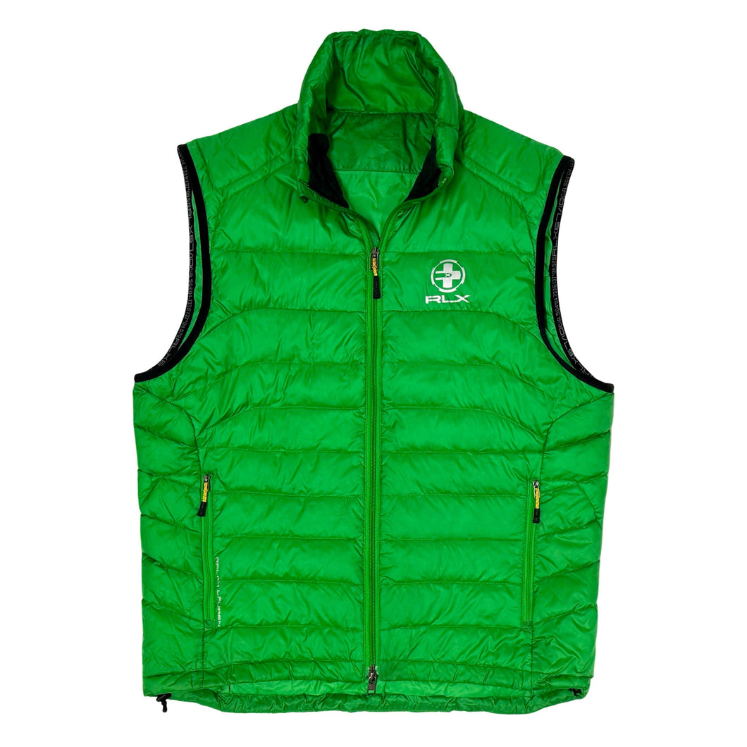 2000’S RLX RALPH LAUREN QUILTED GOOSE DOWN TECH VEST LARGE