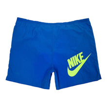 Load image into Gallery viewer, 1990’S NIKE GREY TAG 4.5 INCH HAND CHAINSTITCHED SWIM SHORTS X-LARGE
