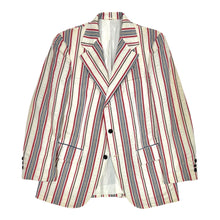 Cargar imagen en el visor de la galería, 1950’S STRIPED SEERSUCKER UNION MADE IN USA JACKET 38R
