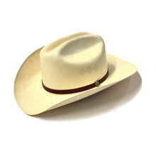 Load image into Gallery viewer, 1960’S OLD WES MADE IN USA STRAW COWBOY HAT 6 5/8
