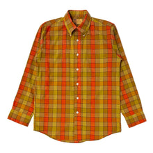 Load image into Gallery viewer, 1960’S KING’S ROAD MADE IN USA PLAID L/S B.D. SHIRT MEDIUM
