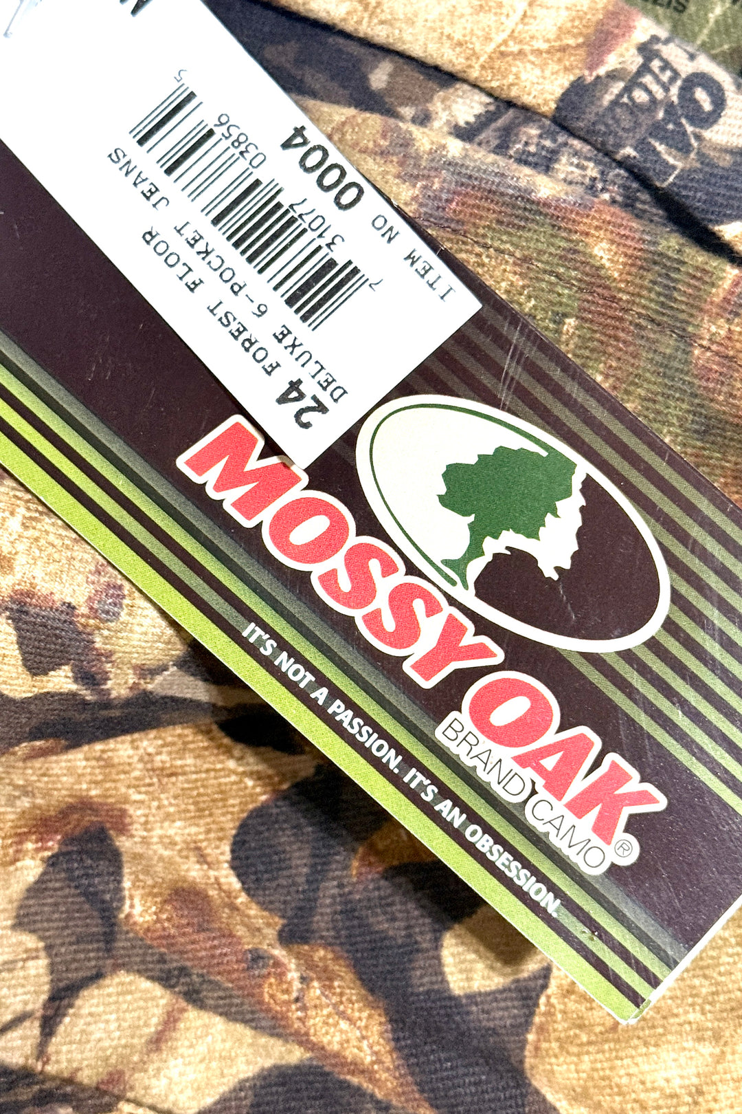 1990’S DEADSTOCK MOSSY OAK HUNTING CAMO CARGO PANTS MEDIUM