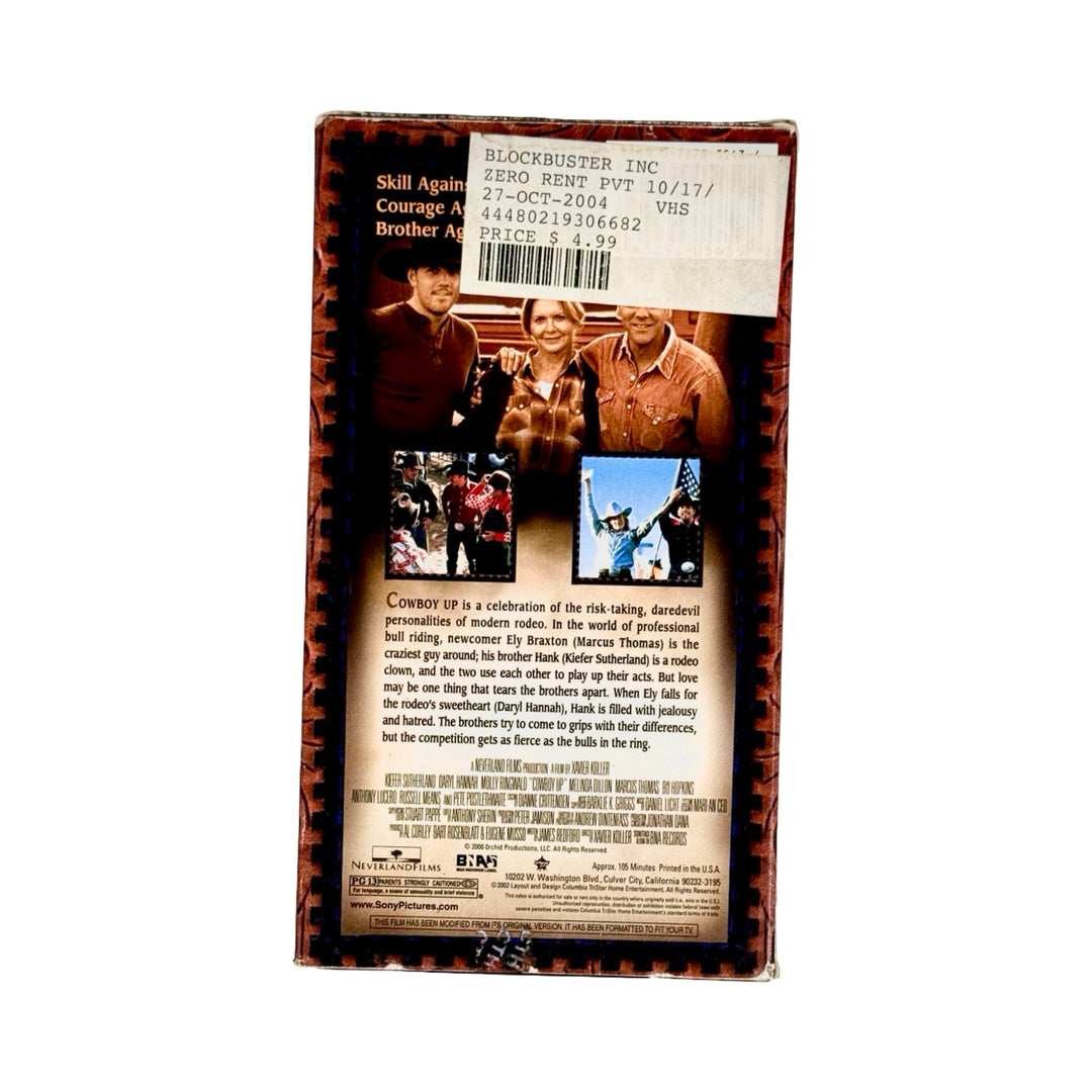 COWBOY UP VHS VIDEO TAPE