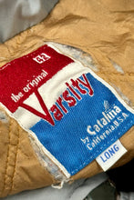 Cargar imagen en el visor de la galería, 1970’S CATALINA MADE IN USA CROPPED VARSITY BOMBER JACKET X-LARGE
