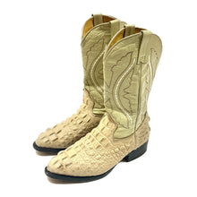 Load image into Gallery viewer, 1980’S WACO BOOTS ALLIGATOR LEATHER COWBOY BOOTS M7 W8
