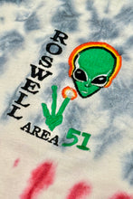 Load image into Gallery viewer, 1990’S ROSWELL MADE IN USA SINGLE STITCH TIE DYE T-SHIRT XXX-LARGE
