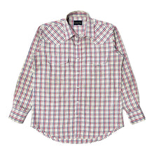 Load image into Gallery viewer, 1960’S RUDDOCK BROS MADE IN USA PLAID WESTERN PEARL SNAP L/S B.D. SHIRT MEDIUM
