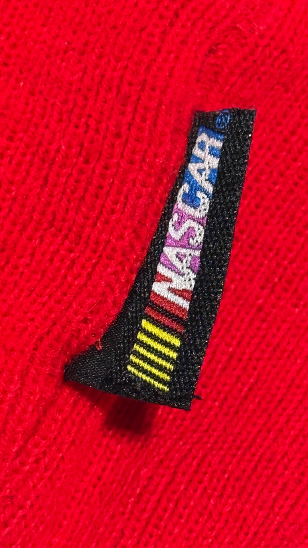 2000’S NASCAR CHEVY RACING RED CUFFED KNIT BEANIE