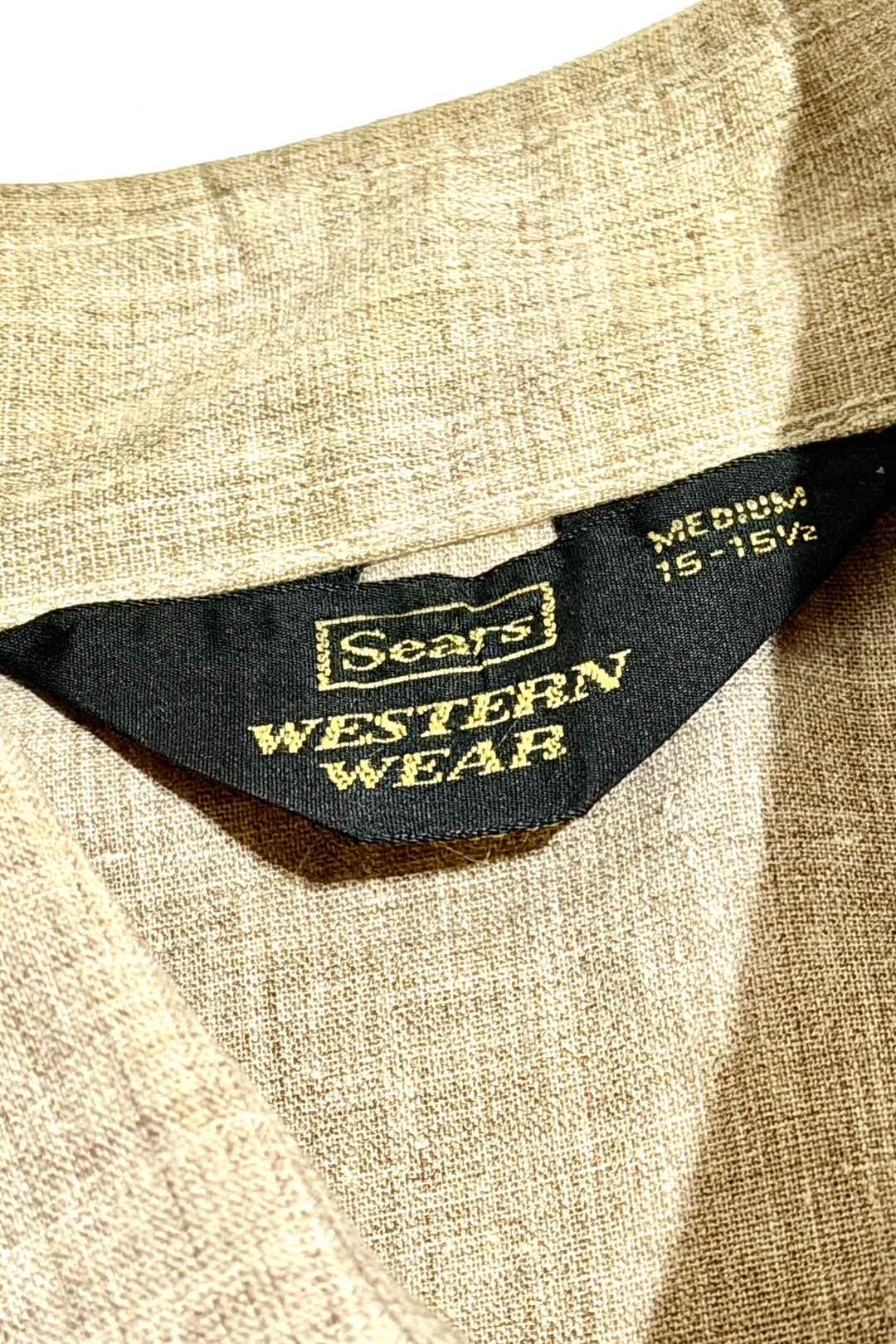 1960’S SEARS WESTERNWEAR MADE IN USA CHAINSTITCHED FLORAL WESTERN PEARL SNAP L/S B.D. SHIRT MEDIUM