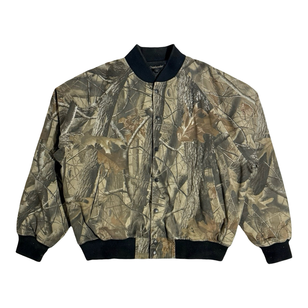 1990’S CONCRETE INC REALTREE®️ HUNTING CAMO BOMBER JACKET XXL