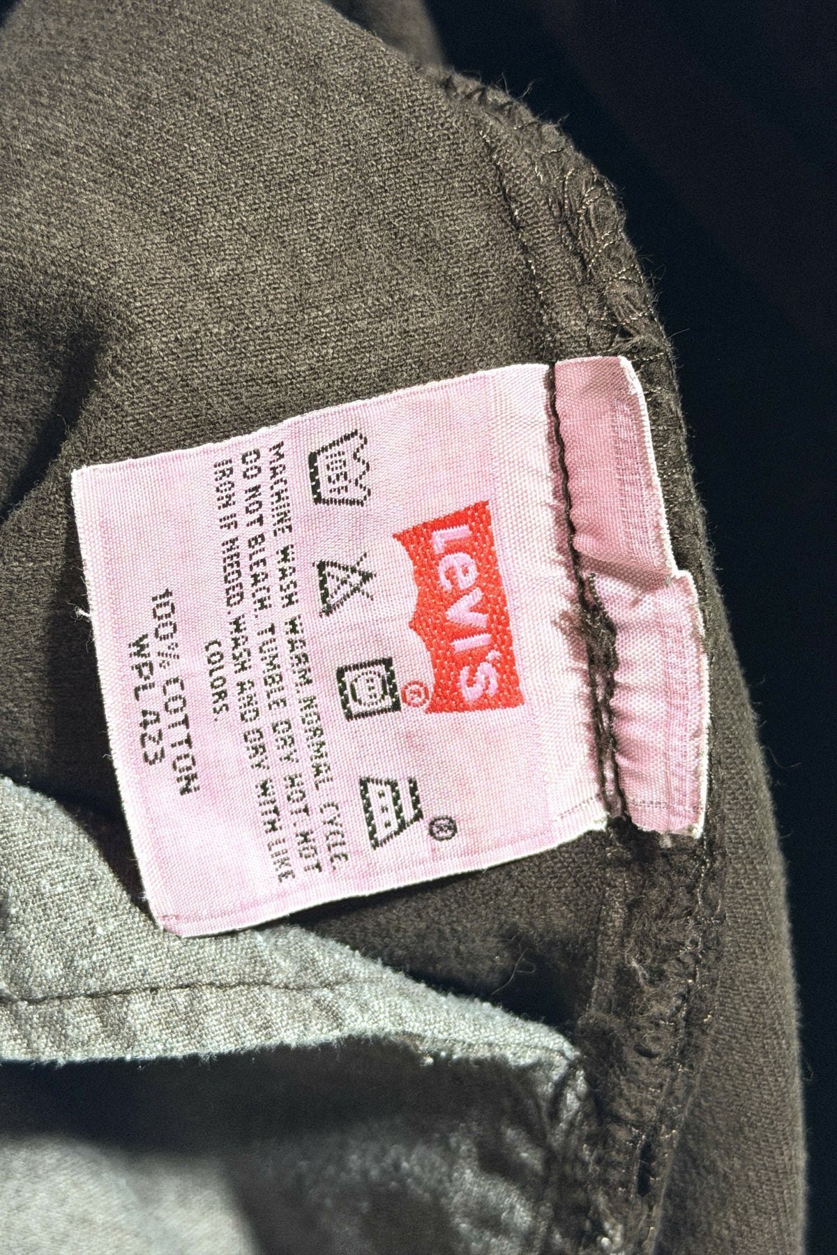 1990's Levi's 501 brown straight leg denim jeans 30 x 34