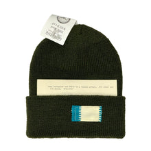 Load image into Gallery viewer, MASK SWATCH SERIES OLIVE CUFFED KNIT WATCH CAP
