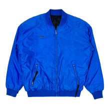 Load image into Gallery viewer, 1990’S COLUMBIA REVERSIBLE CROPPED ZIP BOMBER JACKET LARGE
