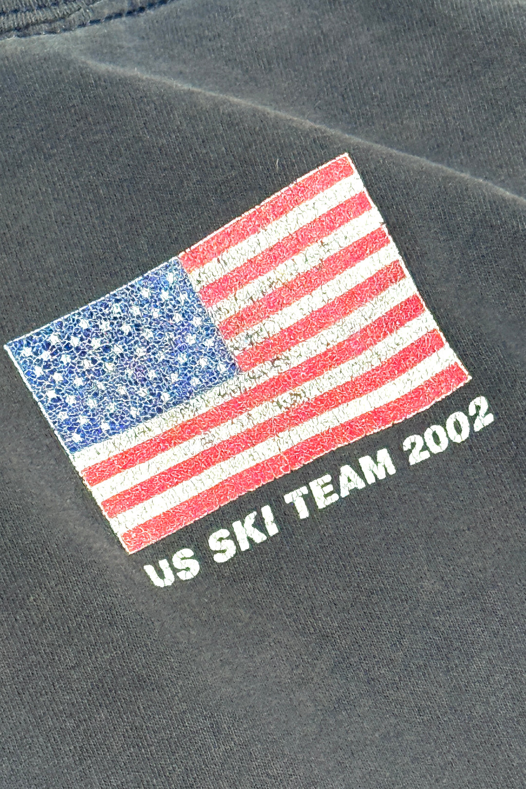 2000’S US OLYMPIC SKI TEAM THRASHED & FADED S/S T-SHIRT LARGE