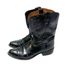 Load image into Gallery viewer, 1970’S BLACK MADE IN USA LEATHER RANCHER COWBOY BOOTS 13
