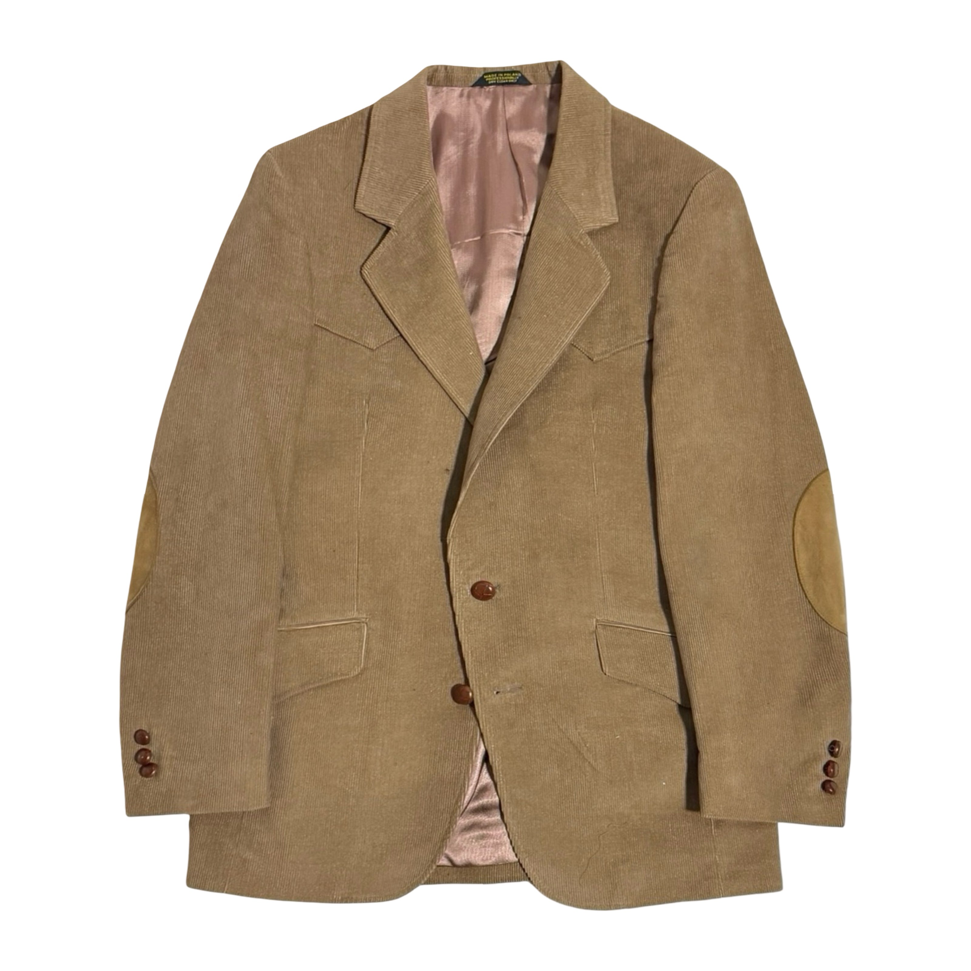 70s〜80s The Westerner PW Corduroy 2B Western Tailored Jacket USA 