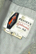 Load image into Gallery viewer, 1950’S PENNEY’S MADE IN USA WOOL LONG COAT JACKET LARGE
