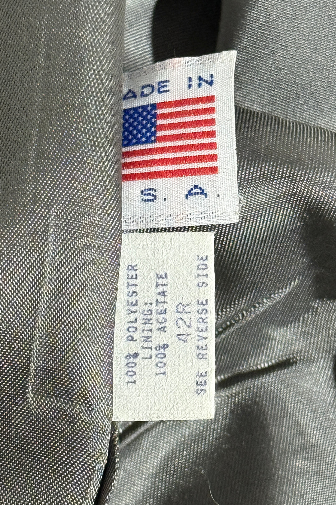 1990’S CIRCLE DALLAS MADE IN USA MARLED GREY WESTERN COWBOY SUIT 42R