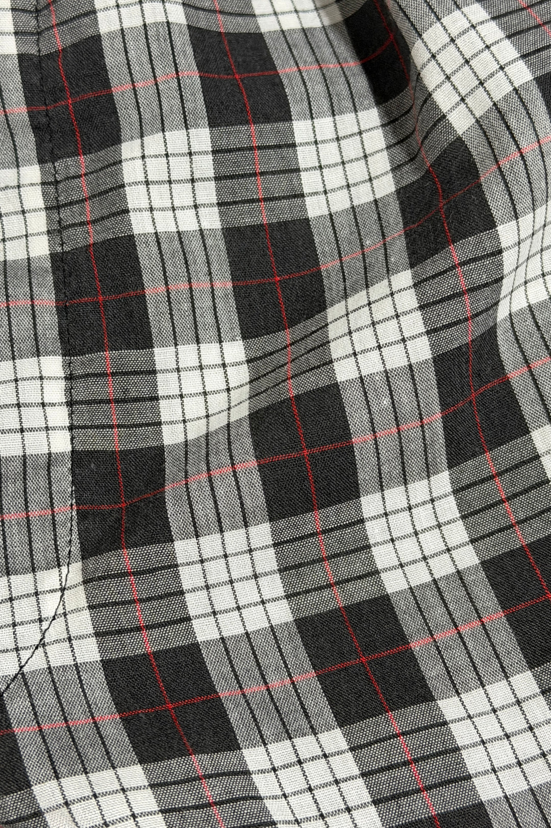 1980’S JOCKEY LIFE MADE IN USA PLAID 3” BOXER SHORTS LARGE