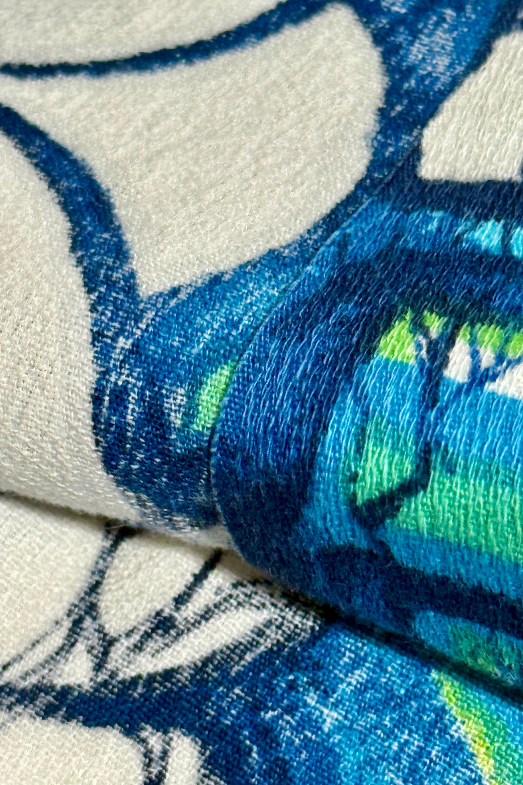 1970’S ALOHA ORIGINALS MADE IN USA CROPPED SELVEDGE BARK CLOTH S/S B.D. SHIRT LARGE