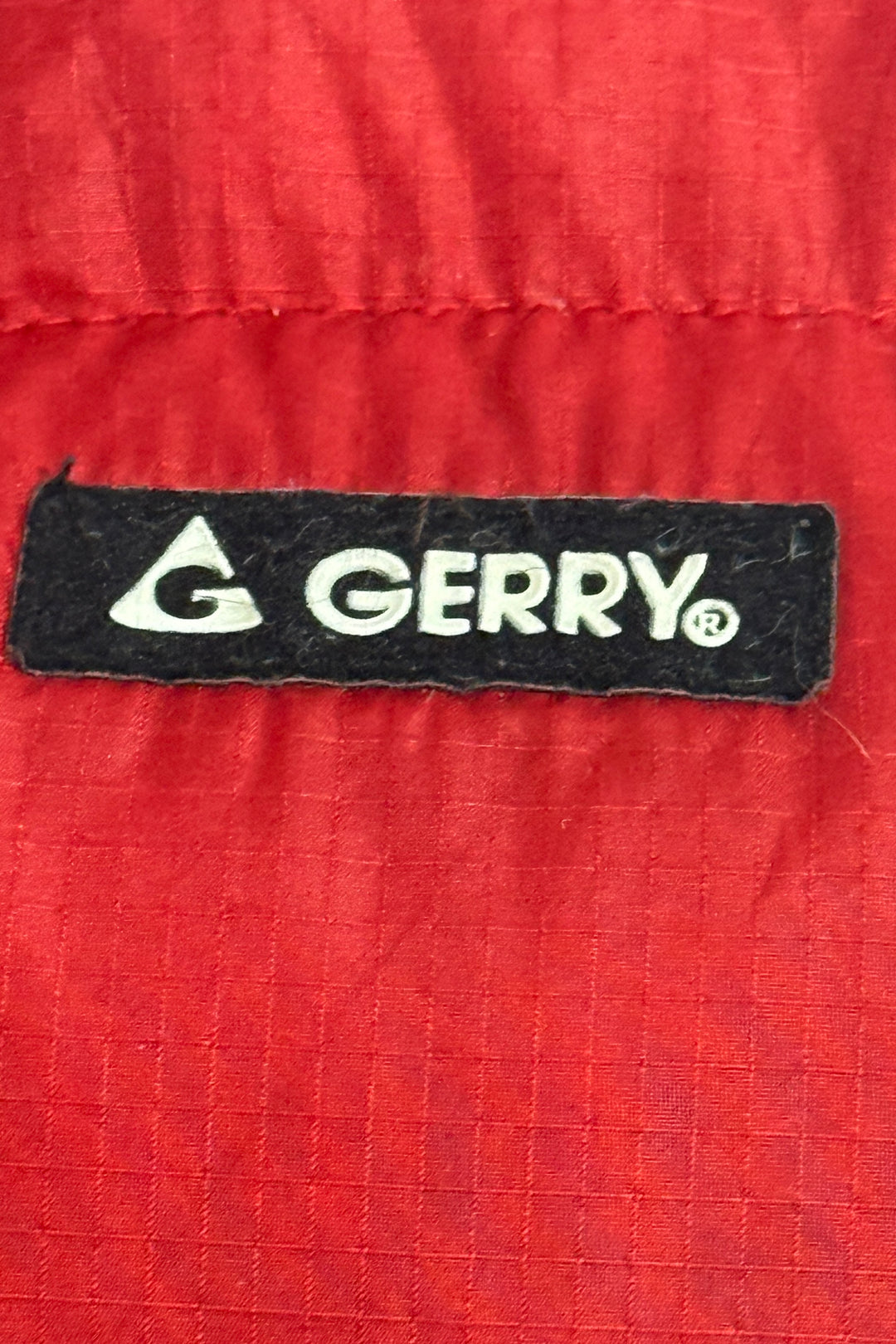 1980’S GERRY MADE IN USA CROPPED QUILTED GOOSE DOWN PUFFER VEST LARGE