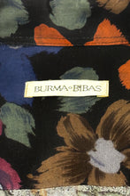Load image into Gallery viewer, 1990’S BURMA BIMAS FLORAL PRINT RAYON S/S B.D. SHIRT LARGE
