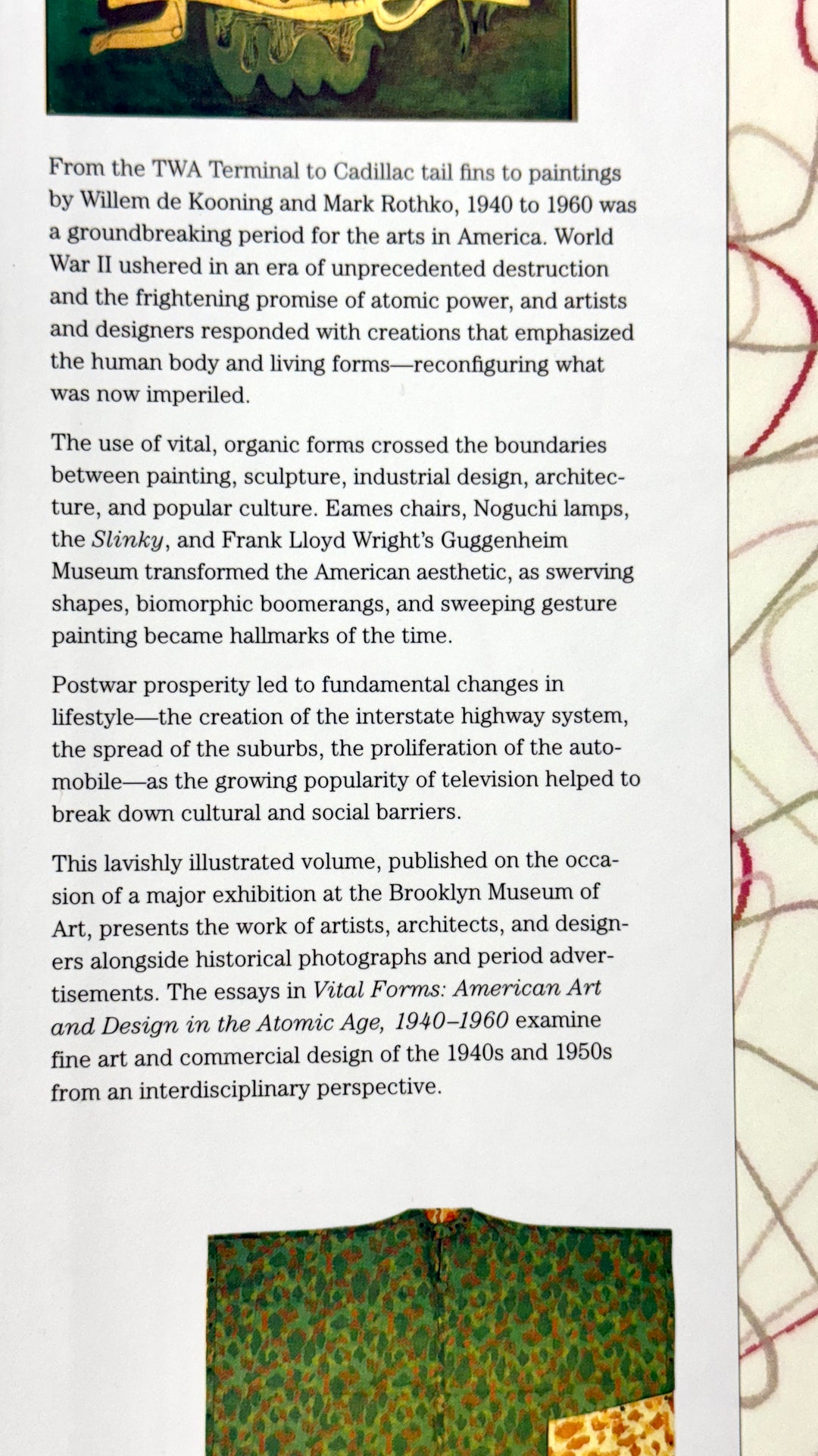 VITAL FORMS: AMERICAN ART AND DESIGN IN THE ATOMIC AGE, 1940-1960 BOOK