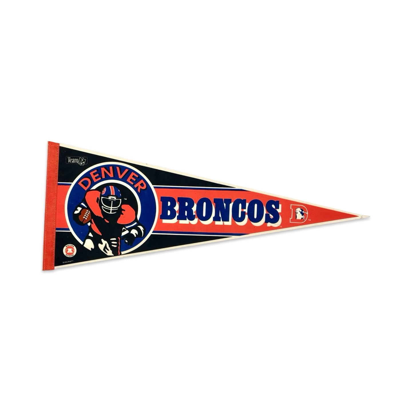 1980’S DENVER BRONCOS PENNET FLAG