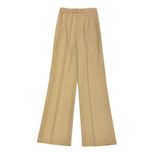 Load image into Gallery viewer, 1970’S CUSTOM PIN STRIPE UNION MADE IN USA WOMEN’S PLEATED FLARED LEG PANTS 24 X 32
