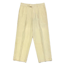 Load image into Gallery viewer, 1980’S HARRY’S OF SANTA FE MADE IN USA PLEATED HIGH WAISTED LINEN PANTS 32 X 28
