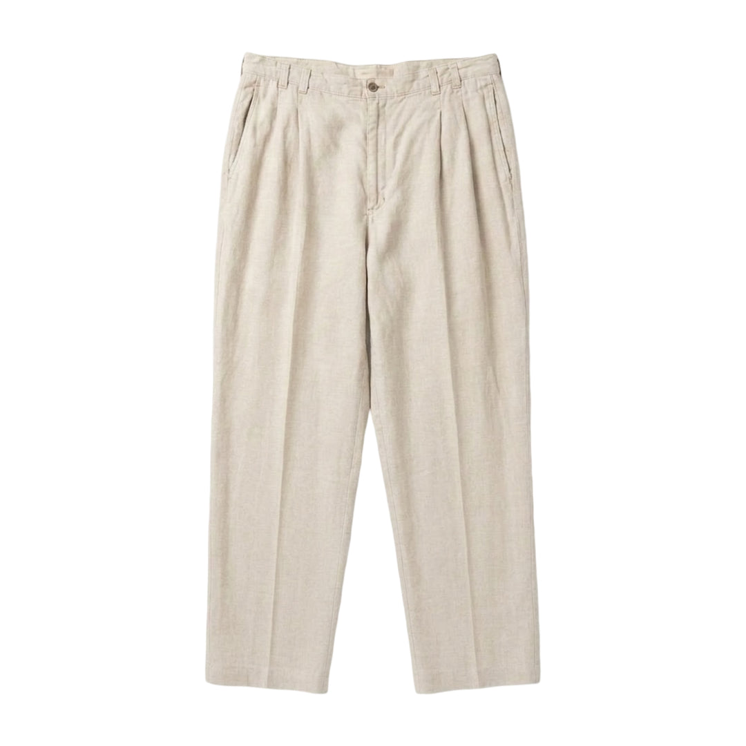 1990’S DOCKERS MADE IN USA LINEN BLEND PLEATED HIGH WAISTED PANTS 36 X 32